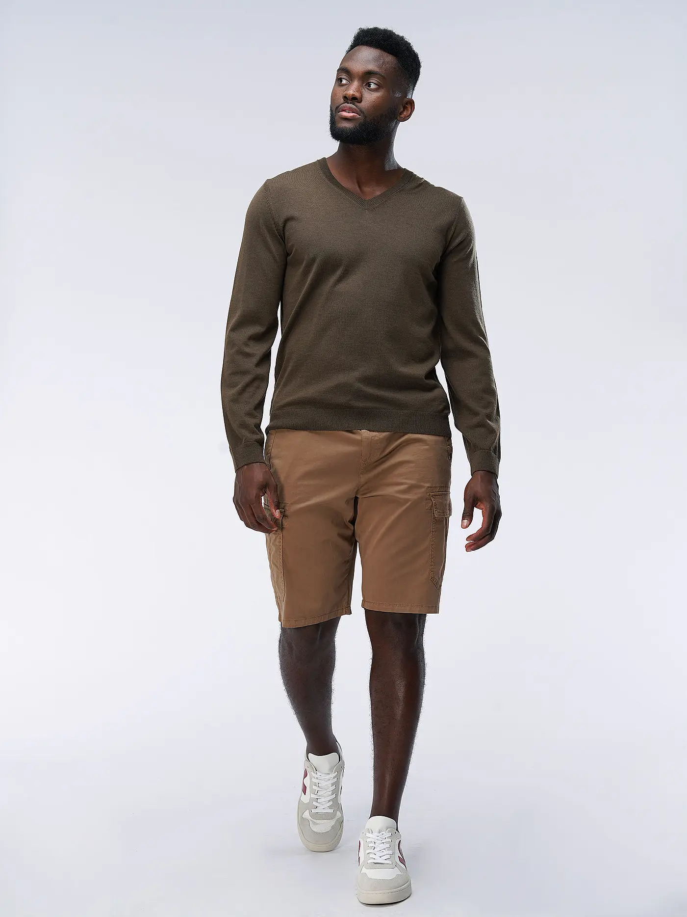 BOSS | Pullover Slim Fit MELBA | olive